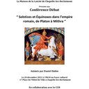 Conférence débat : Solstices et Équinoxes dans l'empire romain, de Platon à Mithra