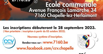 Inscriptions CCV 2023