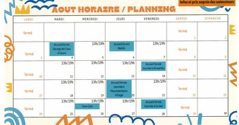 PROGRAMME AOUT