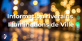 Information riverains - Illuminations de Ville