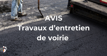 Travaux d'entretien de voirie à Piéton