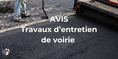 Travaux d'entretien de voirie