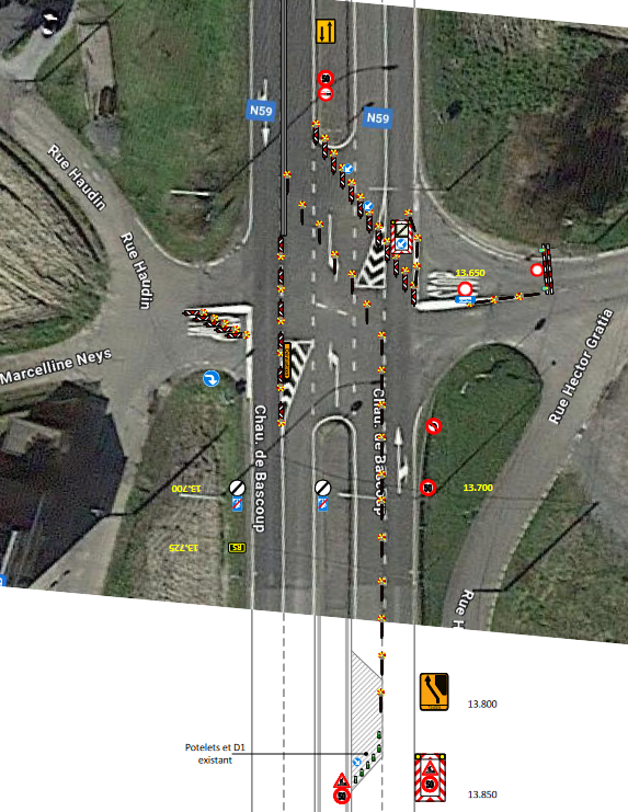 plan de situation du carrefour Frères Sterck-N59.png