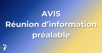 Avis - Réunion d'information préalable - Demande de permis d'environnement