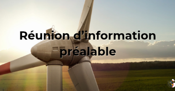 Avis - Réunion d'information préalable
