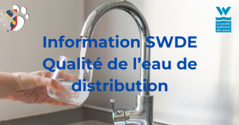 Information SWDE - Qualité de l'eau de distribution