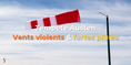 Alerte IRM - Tempête Austen - Vents violents & fortes pluies