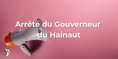 Arrêté de police de Monsieur le Gouverneur du Hainaut relatif à la prévention des incendies en milieu naturel