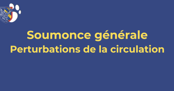 Soumonce générale - Perturbations de la circulation